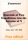 Journals of Two Expeditions into the Interior of New South Wales for MobiPocket Reader