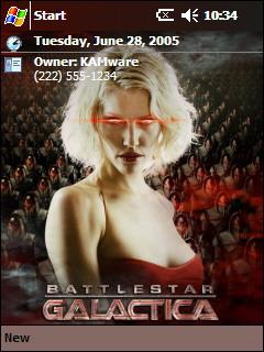 KAMware Battlestar Galactica Theme for Pocket PC