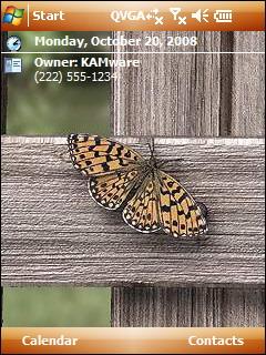 KAMware Butterfly Theme for Pocket PC
