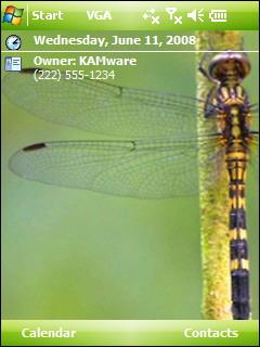 KAMware Dragon Fly Theme for Pocket PC