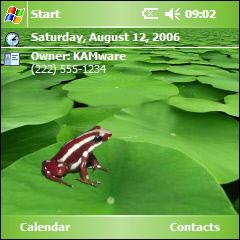 Frog Theme for Pocket PC