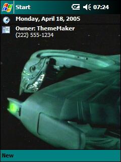 KAMware STNG Romulan Warbird Theme for Pocket PC
