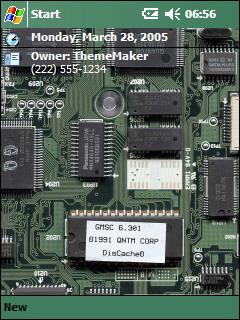 KCircuit Board 1 Theme for Pocket PC