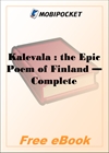 Kalevala : the Epic Poem of Finland for MobiPocket Reader