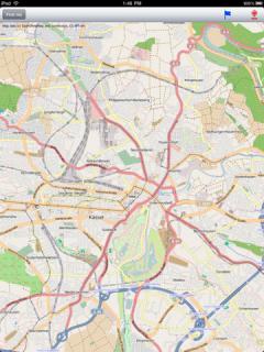 Kassel Street Map for iPad