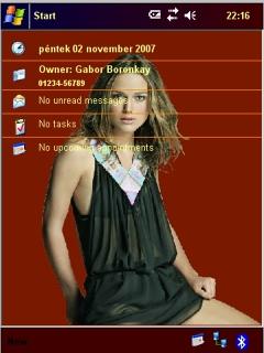 Keira Knightley BGH Theme for Pocket PC