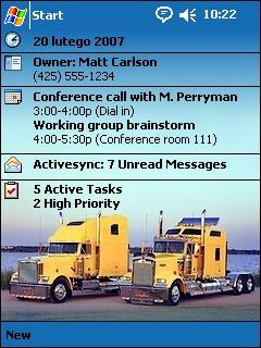 Kenworth 2 DRC Theme for Pocket PC