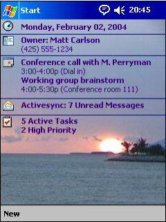 Key West Sunset Theme for Pocket PC