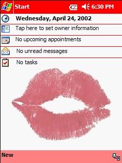 Kiss My Screen Theme for Pocket PC