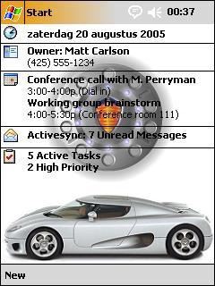 Koenigsegg CC OVR Theme for Pocket PC
