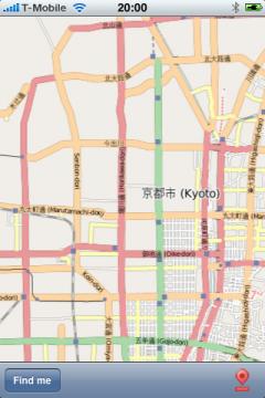 Kyoto Street Map