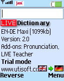 LIVE Dictionary Italian - English (English - Italian) Normal Version