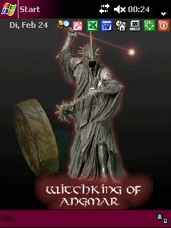 LOTR Witchking Theme for Pocket PC