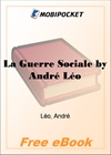 La Guerre Sociale for MobiPocket Reader