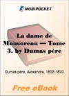 La dame de Monsoreau - Tome 3 for MobiPocket Reader