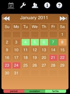 Ladytimer Ovulation Calendar (BlackBerry)