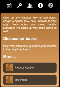 Ladytimer Ovulation Calendar Free (iPhone)