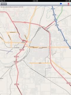 Lafayette, Indiana, Street Map for iPad