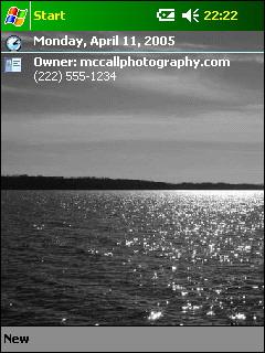 Lake Eufaula 1 Theme for Pocket PC