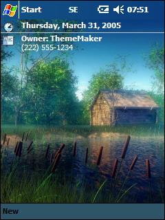 Lake House QVGA Theme for Pocket PC