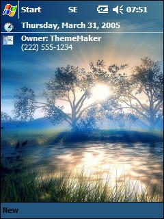 Lake QVGA Theme for Pocket PC