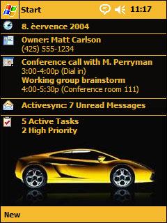 Lamborghini Gallardo 02 Theme for Pocket PC