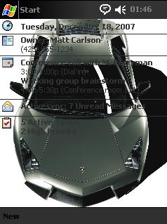 Lamborghini REVENTON SLR Theme for Pocket PC