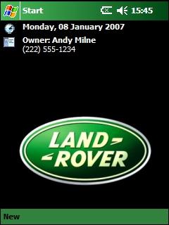 Land Rover Logo AMF Theme for Pocket PC