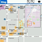 Las Vegas DK Eyewitness Top 10 Travel Guide & Map (Palm OS)