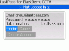 LastPass for BlackBerry