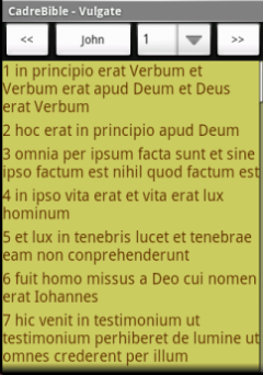 Latin Vulgate (LV) - CadreBible Book
