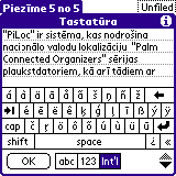 Latvian PiLoc for Palm OS