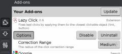 Lazy Click - Firefox Addon