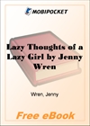 Lazy Thoughts of a Lazy Girl for MobiPocket Reader