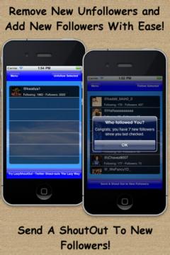 LazyUnfollow Free for iPhone