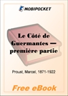 Le Cote de Guermantes - premiere partie for MobiPocket Reader