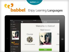 Learn Italian with babbel.com on iPad