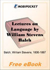 Lectures on Language for MobiPocket Reader