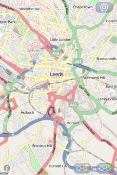 Leeds Offline Street Map