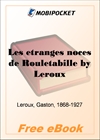 Les etranges noces de Rouletabille for MobiPocket Reader