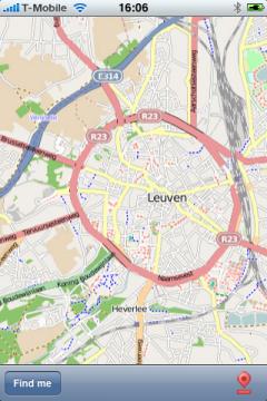 Leuven Street Map Lite