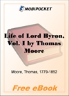 Life of Lord Byron, Vol. I for MobiPocket Reader