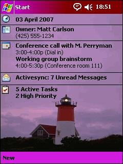 Lighthouse 006 Theme for Pocket PC