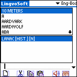 LingvoSoft Dictionary English - Bosnian for Palm OS