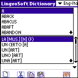 LingvoSoft Dictionary English - Italian for Palm OS