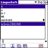 LingvoSoft Dictionary English - Spanish for Palm OS