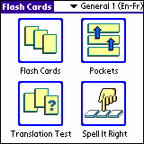 LingvoSoft FlashCards English - French for Palm OS