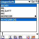 LingvoSoft Talking Dictionary 2006 German - Polish for Palm OS