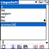 LingvoSoft Talking Dictionary 2006 German - Turkish for Palm OS