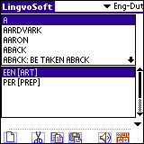 LingvoSoft English-Dutch Talking Dictionary 2006 for Palm OS
